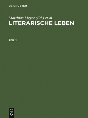 cover image of Literarische Leben